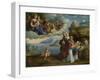 The Vision of Saint Augustine, C. 1520-Benvenuto Tisi Da Garofalo-Framed Giclee Print