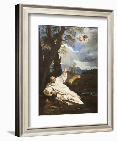 The Vision of Saint Bruno-Pier Francesco Mola-Framed Giclee Print