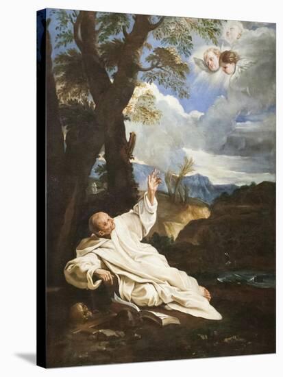 The Vision of Saint Bruno-Pier Francesco Mola-Stretched Canvas