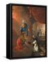 The Vision of Saint Dominic, with Saint Dominic Blessing Two Missionary Friars beyond (Oil on Panel-Thomas Wyck-Framed Stretched Canvas