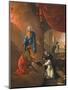 The Vision of Saint Dominic, with Saint Dominic Blessing Two Missionary Friars beyond (Oil on Panel-Thomas Wyck-Mounted Giclee Print