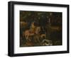 The Vision of Saint Eustace, C. 1440-Antonio Pisanello-Framed Giclee Print