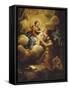 The Vision of Saint Francis, 1640S-Pietro da Cortona-Framed Stretched Canvas