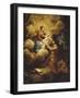 The Vision of Saint Francis, 1640S-Pietro da Cortona-Framed Giclee Print