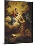 The Vision of Saint Francis, 1640S-Pietro da Cortona-Mounted Giclee Print