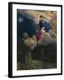 The Vision of Saint Francis, C.1602-Lodovico Carracci-Framed Giclee Print