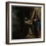 The Vision of Saint Francis of Assisi, 1585-Lodovico Carracci-Framed Giclee Print