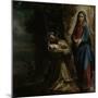 The Vision of Saint Francis of Assisi, 1585-Lodovico Carracci-Mounted Giclee Print