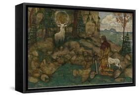 The Vision of Saint Hubert, 1916-Egon Schiele-Framed Stretched Canvas