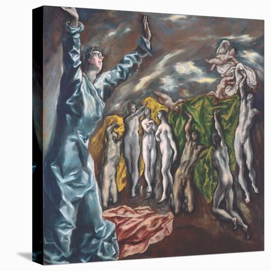 The Vision of Saint John, c.1608–14-El Greco-Stretched Canvas