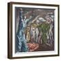 The Vision of Saint John-El Greco-Framed Giclee Print