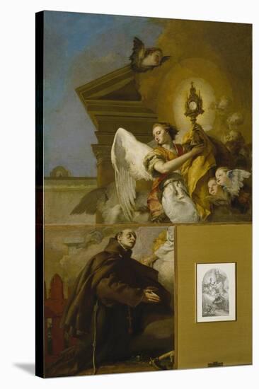 The Vision of Saint Paschal Baylon, 1767-1769-Giambattista Tiepolo-Stretched Canvas