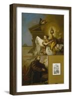 The Vision of Saint Paschal Baylon, 1767-1769-Giambattista Tiepolo-Framed Giclee Print