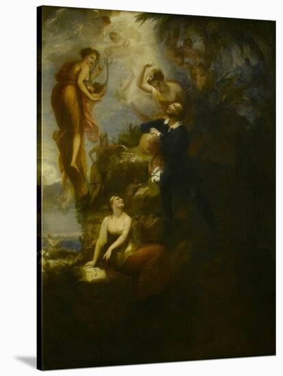 The Vision of Shakespeare, 1829-30-Henry Howard-Stretched Canvas