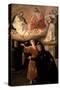 The Vision of St. Alphonsus Rodriguez-Francisco de Zurbarán-Stretched Canvas