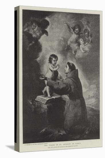 The Vision of St Anthony of Padua-Bartolome Esteban Murillo-Stretched Canvas