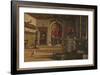 The Vision of St Augustine-Vittore Carpaccio-Framed Giclee Print