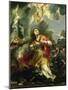 The Vision of St. Barbara-Pietro Da Cortona-Mounted Giclee Print