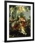 The Vision of St. Barbara-Pietro Da Cortona-Framed Giclee Print