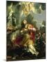 The Vision of St. Barbara-Pietro Da Cortona-Mounted Giclee Print