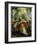 The Vision of St. Barbara-Pietro Da Cortona-Framed Giclee Print
