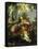 The Vision of St. Barbara-Pietro Da Cortona-Framed Stretched Canvas