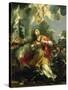 The Vision of St. Barbara-Pietro Da Cortona-Stretched Canvas