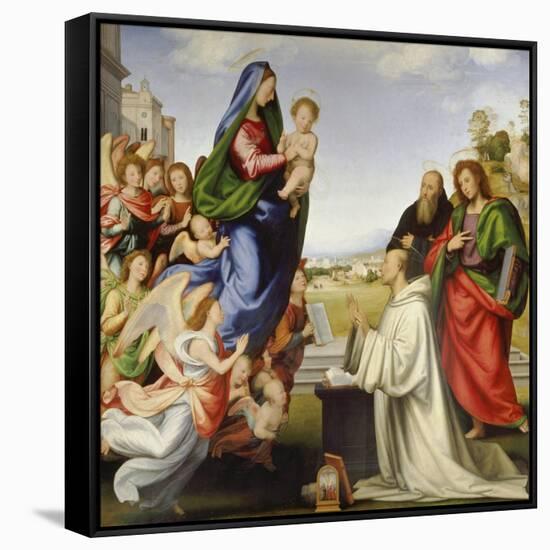 The Vision of St. Bartholomew-Fra Bartolomeo-Framed Stretched Canvas
