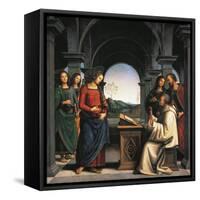 The Vision of St Bernard, C.1490/94-Pietro Perugino-Framed Stretched Canvas