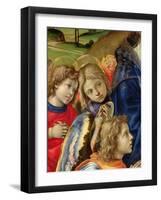 The Vision of St. Bernard, Detail of Three Angels, 1480-Filippino Lippi-Framed Giclee Print