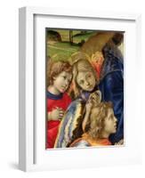 The Vision of St. Bernard, Detail of Three Angels, 1480-Filippino Lippi-Framed Giclee Print