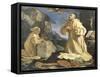 The Vision of St Bruno, 1647-Giovanni Francesco Barbieri-Framed Stretched Canvas