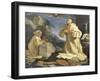 The Vision of St Bruno, 1647-Giovanni Francesco Barbieri-Framed Giclee Print