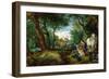 The Vision of St. Hubert, c.1620-Jan Brueghel the Elder-Framed Giclee Print