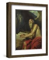 The Vision of St. Jerome-Juan Martin Cabezalero-Framed Giclee Print