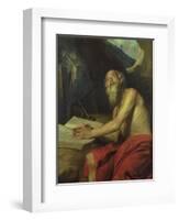 The Vision of St. Jerome-Juan Martin Cabezalero-Framed Giclee Print