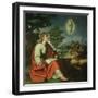 The Vision of St. John the Evangelist on Patmos-Juan Sanchez Cotan-Framed Giclee Print