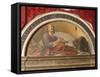 The Vision of St John-Antonio Allegri Da Correggio-Framed Stretched Canvas