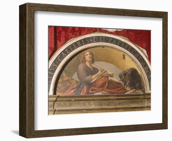 The Vision of St John-Antonio Allegri Da Correggio-Framed Giclee Print