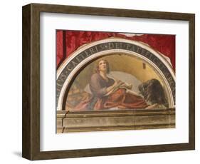 The Vision of St John-Antonio Allegri Da Correggio-Framed Giclee Print