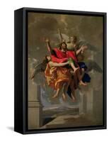 The Vision of St. Paul, 1649-50-Nicolas Poussin-Framed Stretched Canvas