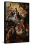 The Vision of St. Philip Neri, 1721-Marco Benefial-Framed Stretched Canvas