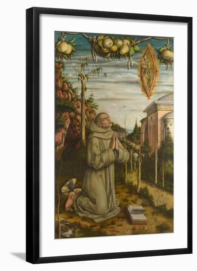 The Vision of the Blessed Gabriele, 1489-Carlo Crivelli-Framed Giclee Print