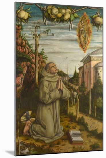 The Vision of the Blessed Gabriele, 1489-Carlo Crivelli-Mounted Giclee Print