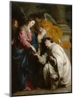 The Vision of the Blessed Hermann Joseph, 1630-Sir Anthony Van Dyck-Mounted Giclee Print