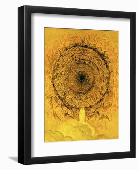 The Vision of the Empyrean, Illustration from 'The Dore Gallery'-Gustave Doré-Framed Premium Giclee Print