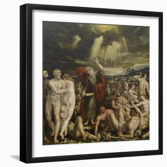 The Vision of the Prophet Ezekiel-Quentin Massys-Framed Giclee Print