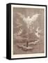 The Vision of the Sixth Heaven-Gustave Dore-Framed Stretched Canvas