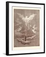 The Vision of the Sixth Heaven-Gustave Dore-Framed Giclee Print