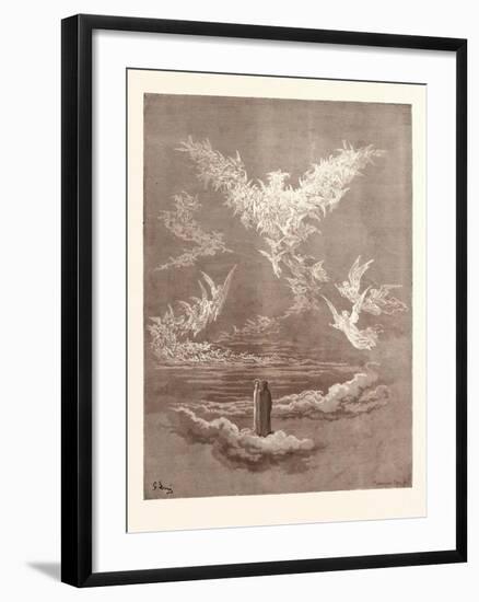 The Vision of the Sixth Heaven-Gustave Dore-Framed Giclee Print